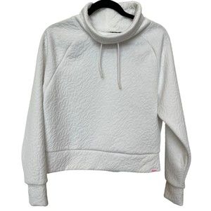 Juicy Couture sport quilted top/pull over white size Small